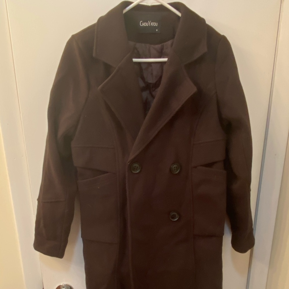 NWT Black Peacoat with Great Pockets!!!